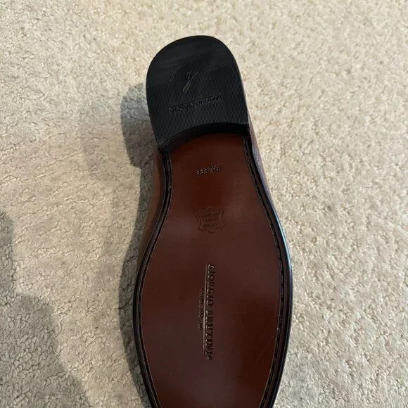 Men's Giorgio Brutini Handcrafted Loafers Size 10.5 - Picture 12 of 16